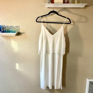 ZARA W/B COLLECTION: WHITE FORMAL SUMMER DRESS